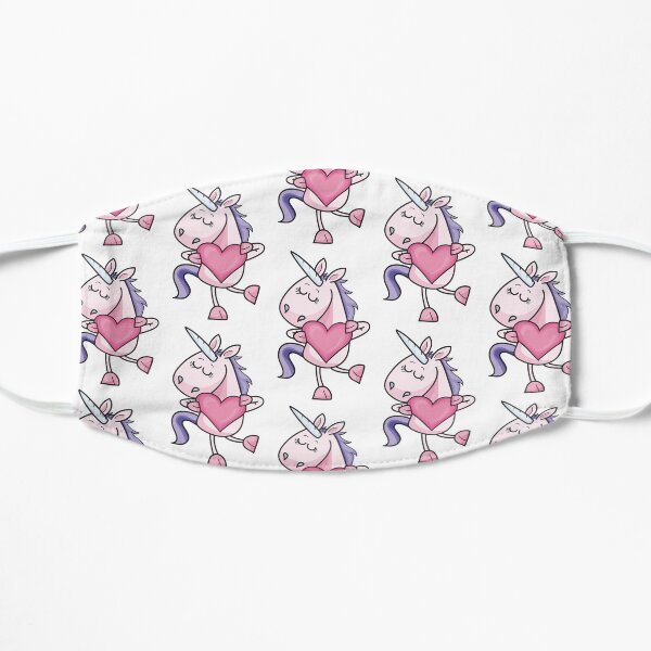 I love unicorns Flat Mask