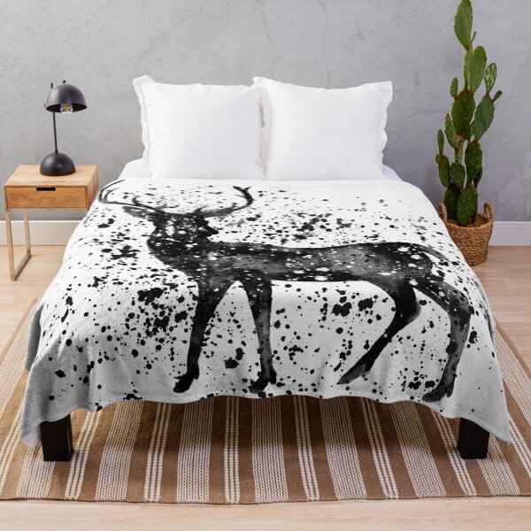 Item preview, Black & White Stag designed and sold by DirtyAngelFace Shop.
