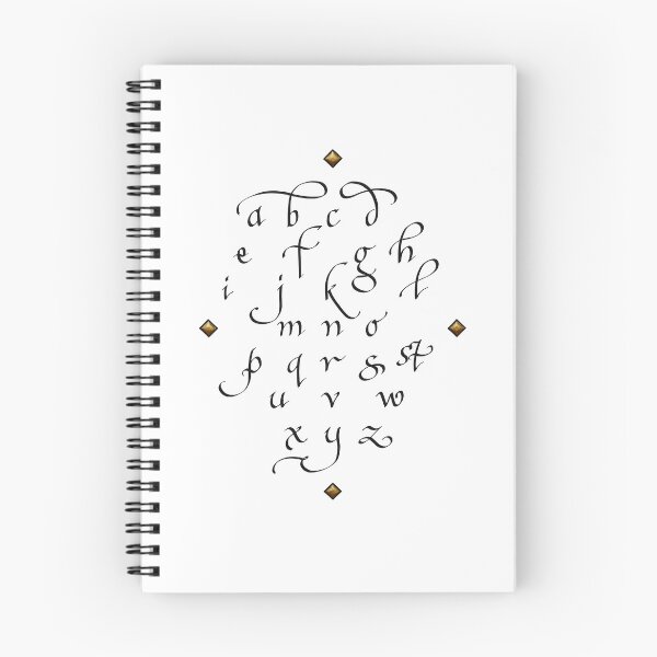 Item preview, A composition of an alphabet in a humanistic font &  four square elements designed and sold by Irnika.
