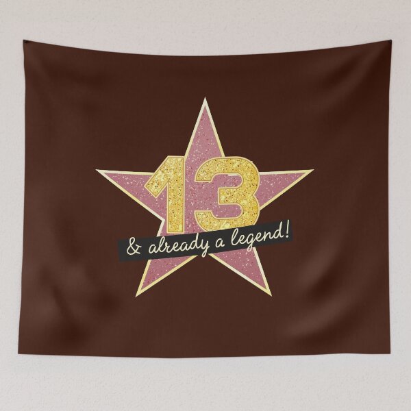 Item preview, 13th Birthday Gifts - 13 Years old & Already a Legend designed and sold by betternotes.