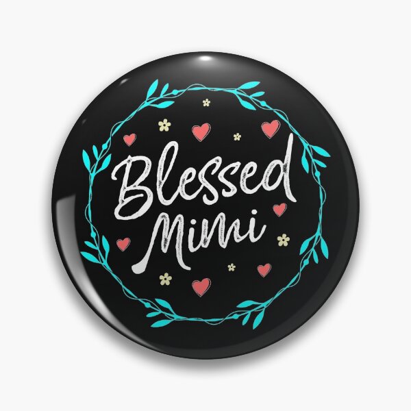 Item preview, Blessed Mimi Floral Hearts Grandma Mom Cute Gift  designed and sold by alenaz.