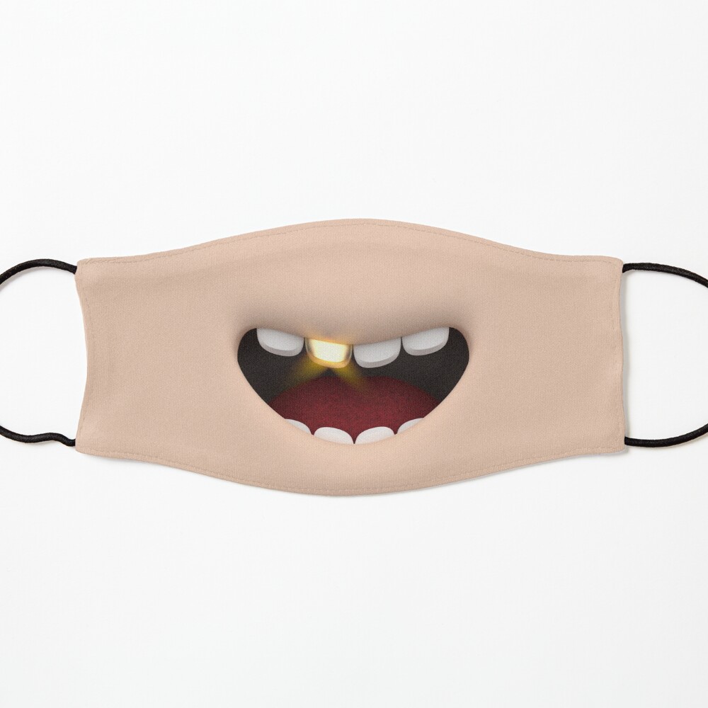 Shiny gold tooth face - Roblox