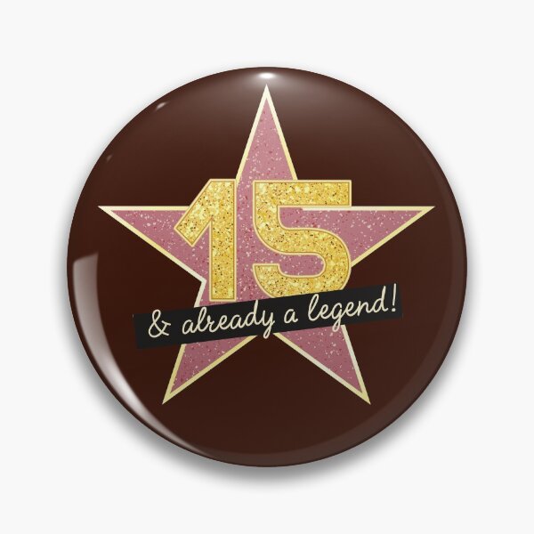 Item preview, 15th Birthday Gifts - 15 Years old & Already a Legend designed and sold by betternotes.