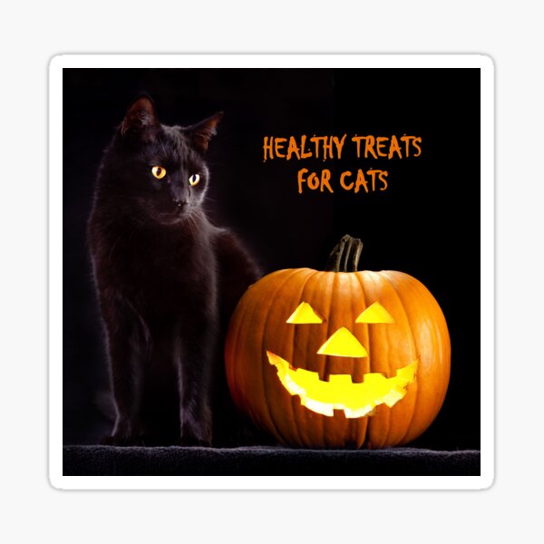 Happy Black Cat Halloween Sticker