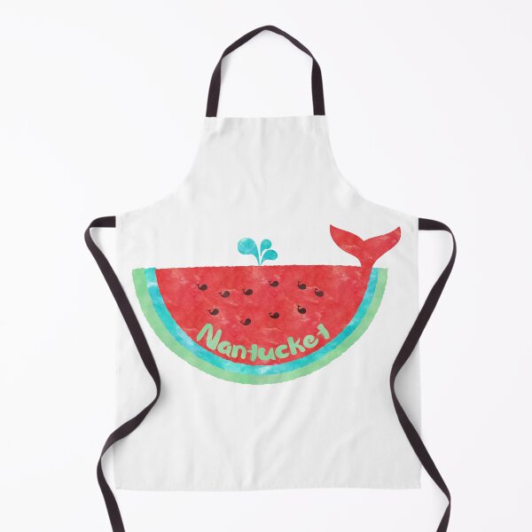 Item preview, Cute Nantucket Whale Watercolor Watermelon  designed and sold by emrdesigns.