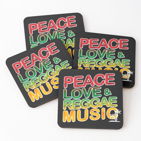 Item preview, Paz, amor y música reggae - Vibe isla rastafari designed and sold by WULFLAND ARTS.