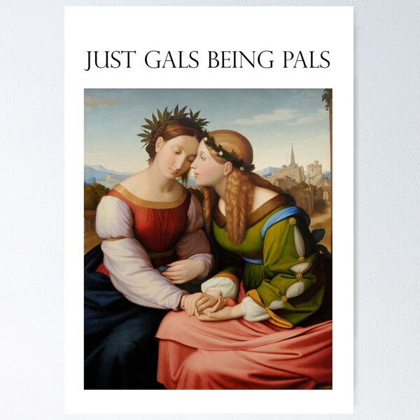 Item preview, Just Gals Being Pals designed and sold by Ladevi.