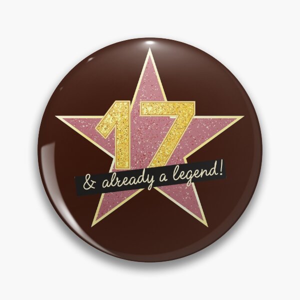 Item preview, 17th Birthday Gifts - 17 Years old & Already a Legend designed and sold by betternotes.