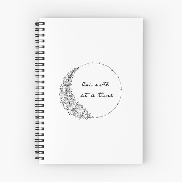 Item preview, One note at a time - Floral wreath designed and sold by Neatly-simple.