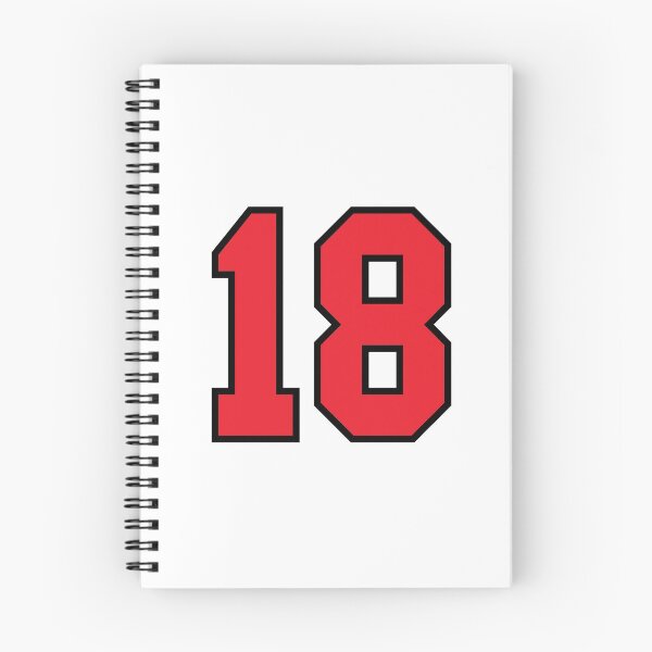 Item preview, 18 Sports Jersey eighteen Red Number Black designed and sold by infrontofyou.