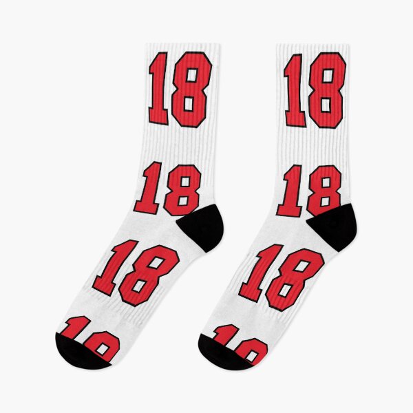 Item preview, 18 Sports Jersey eighteen Red Number Black designed and sold by infrontofyou.