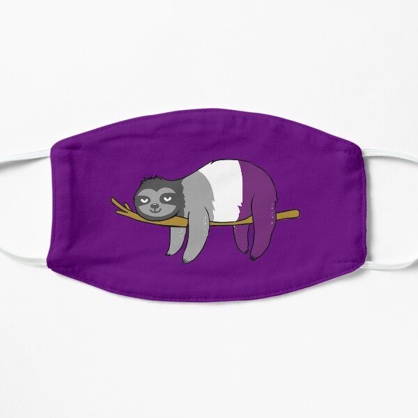 Asexual Sloth for Asexual Pride Day Mask