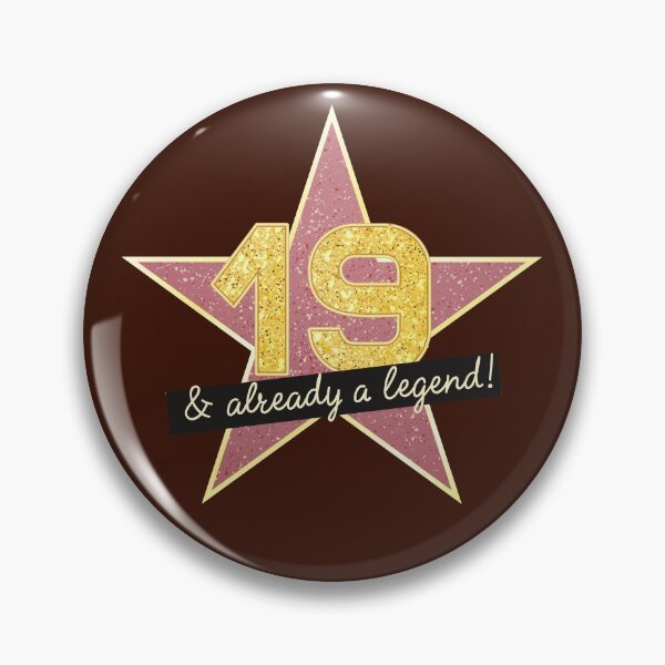Item preview, 19th Birthday Gifts - 19 Years old & Already a Legend designed and sold by betternotes.