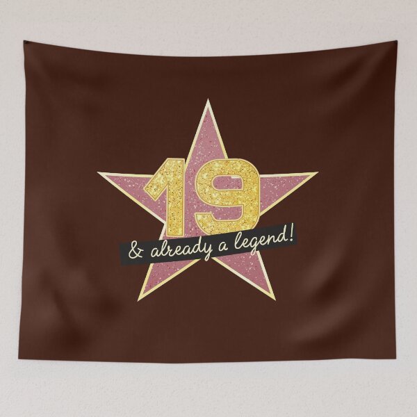 Item preview, 19th Birthday Gifts - 19 Years old & Already a Legend designed and sold by betternotes.
