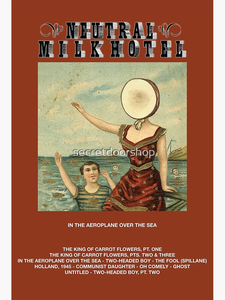 Neutral Milk Hotel - In The Aeroplane Over The Sea Yoga Mat by Bung Diem Vo  - Fine Art America