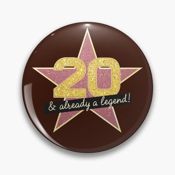 Item preview, 20th Birthday Gifts - 20 Years old & Already a Legend designed and sold by betternotes.