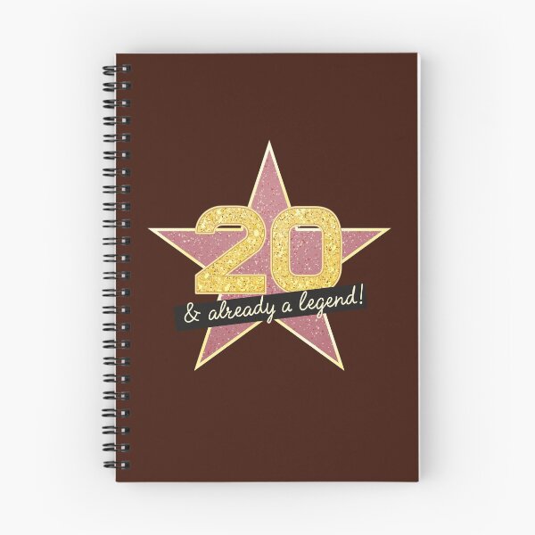 Item preview, 20th Birthday Gifts - 20 Years old & Already a Legend designed and sold by betternotes.