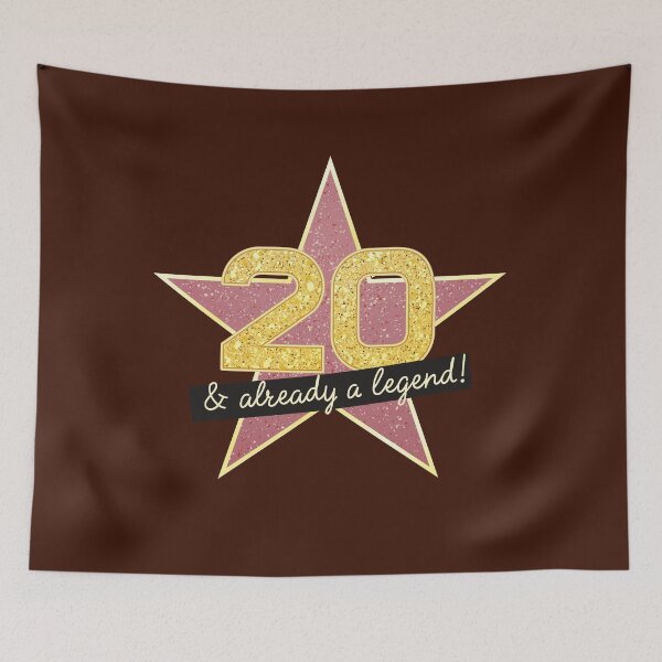 Item preview, 20th Birthday Gifts - 20 Years old & Already a Legend designed and sold by betternotes.
