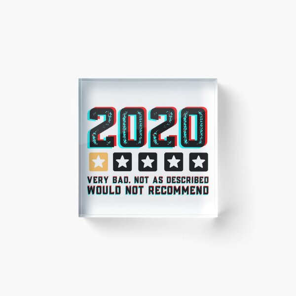 Item preview, 2020 One Star Rating-2020 Review designed and sold by The Little Wood Cottage.
