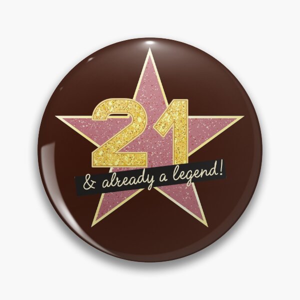 Item preview, 21st Birthday Gifts - 21 Years old & Already a Legend designed and sold by betternotes.