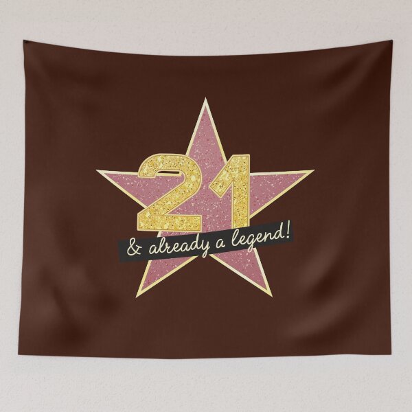 Item preview, 21st Birthday Gifts - 21 Years old & Already a Legend designed and sold by betternotes.