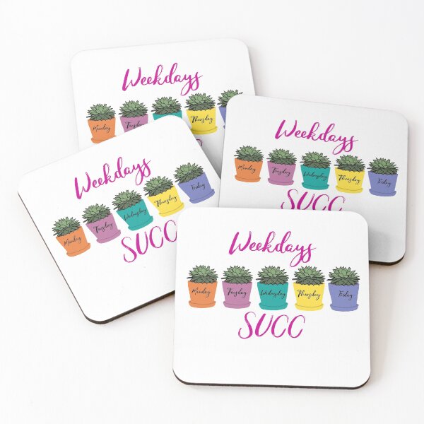 Item preview, Weekdays Succ designed and sold by Quick Brown Fox Canada.