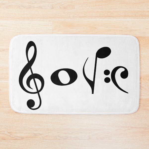 Item preview, Words in music notes, love, love music designed and sold by jasonsauve.