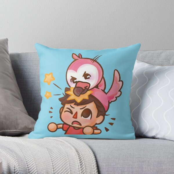 Flamingo Roblox Pillows Cushions Redbubble - youtube flamingo roblox fall guys