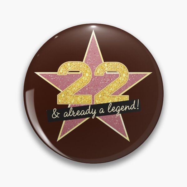 Item preview, 22nd Birthday Gifts - 22 Years old & Already a Legend designed and sold by betternotes.