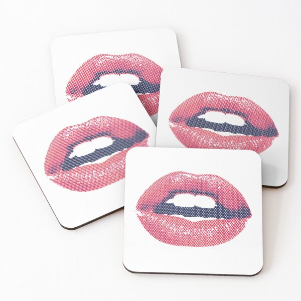 Item preview, Big Red Lips Pop Art Style designed and sold by MaayanCo.