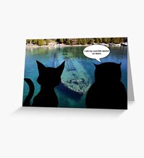 The Owl and the Pussycat Greeting Card