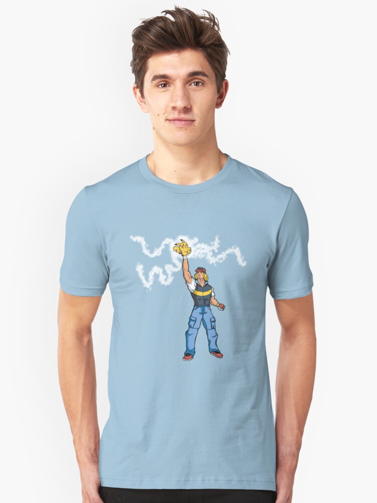 Alternate view of Poké-MAN: I HAVE THE PIKAAAAAAAA! Slim Fit T-Shirt