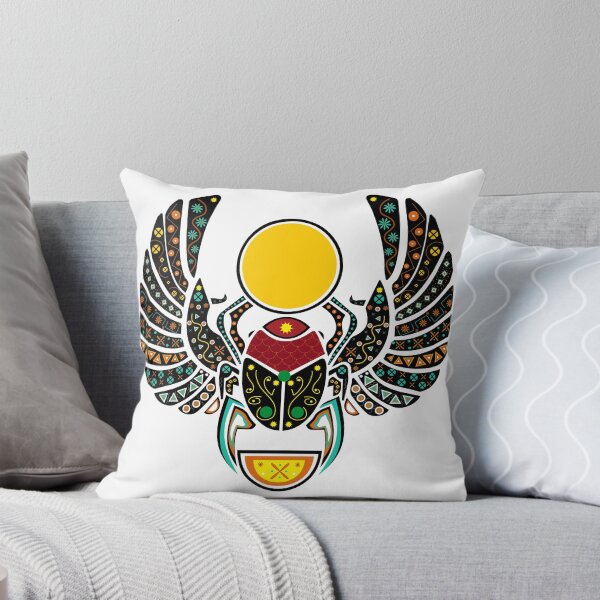 Item preview, Scarab Beetle with ancient Egyptian ornaments  designed and sold by Ihavemalak.