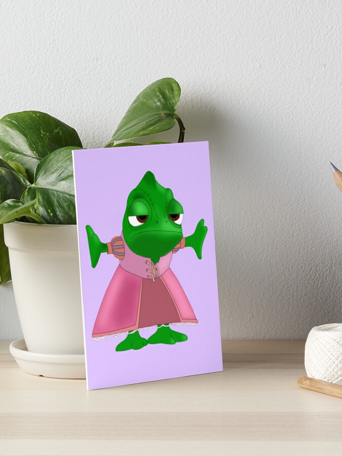 Pascal Rapunzel Sticker and Accesories Art Board Print for Sale
