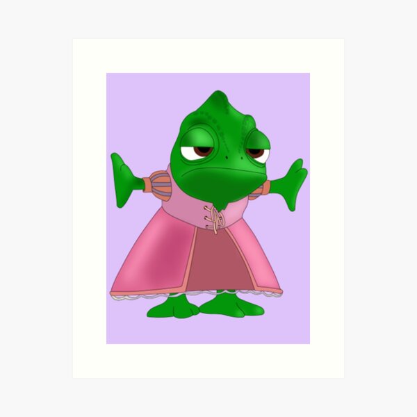 Pascal from Tangled  Sticker for Sale by Megan Olivia