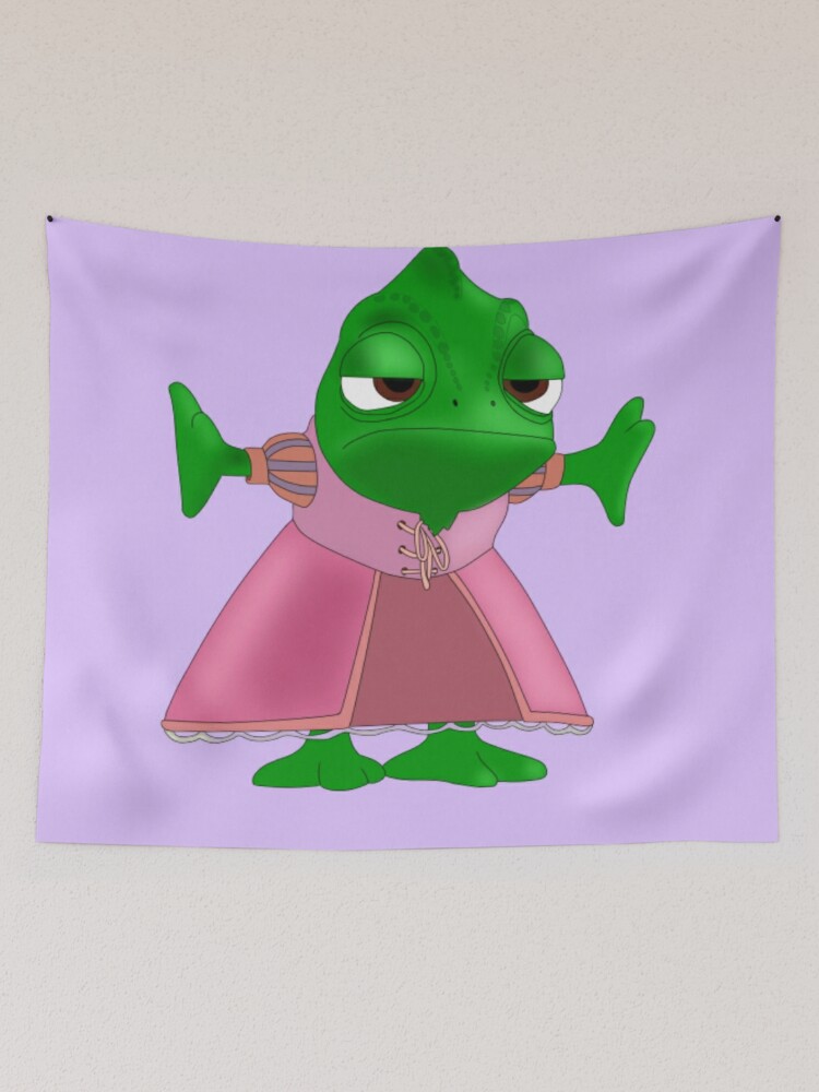 Pascal from Tangled with pastel purple background Tapestry for Sale by  Megan Olivia