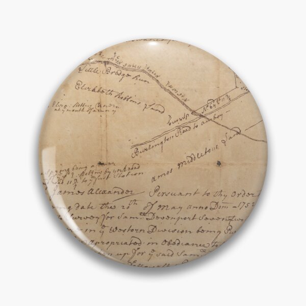 Item preview, 1752 Surveyor Map of New Jersey designed and sold by Speckle.
