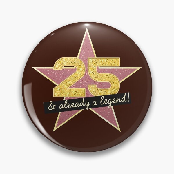 Item preview, 25th Birthday Gifts - 25 Years old & Already a Legend designed and sold by betternotes.