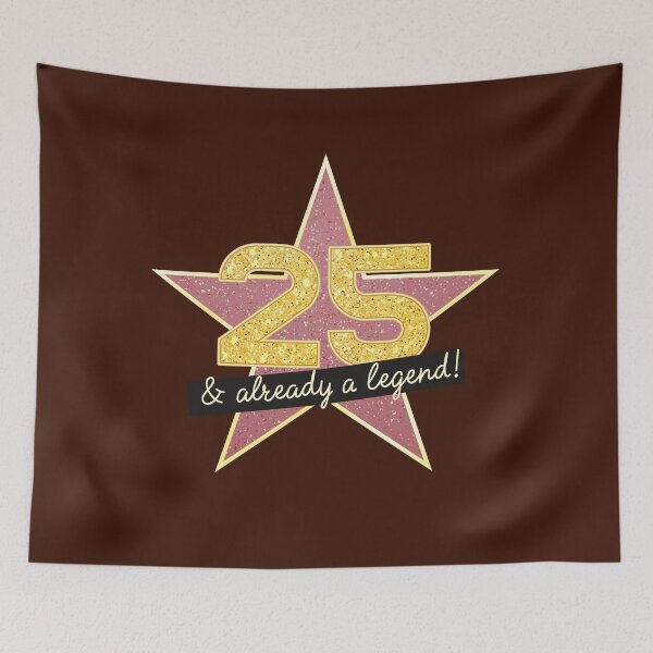 Item preview, 25th Birthday Gifts - 25 Years old & Already a Legend designed and sold by betternotes.