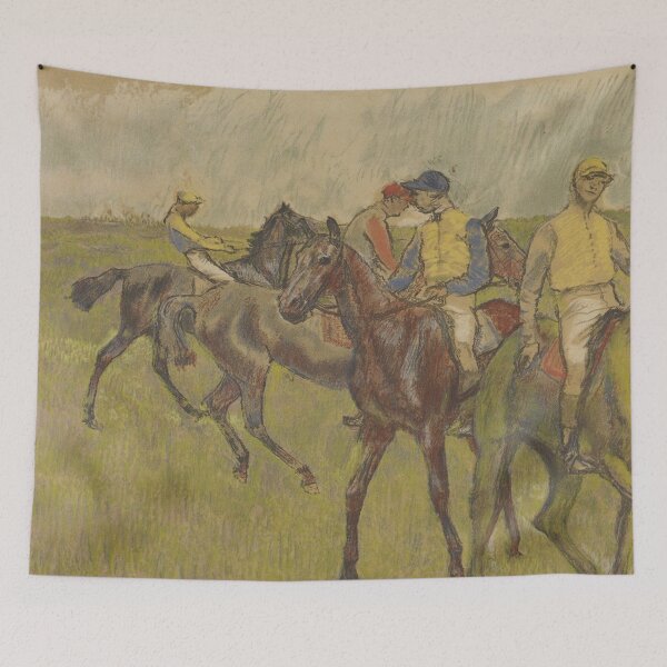 Item preview, Horses at the race Edgar Degas designed and sold by Vintage Designs +.