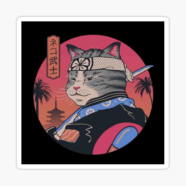 Item preview, Samurai Cat designed and sold by vincenttrinidad.