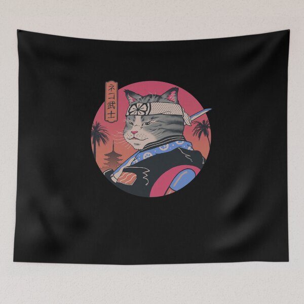 Item preview, Samurai Cat designed and sold by vincenttrinidad.