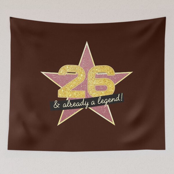 Item preview, 26th Birthday Gifts - 26 Years old & Already a Legend designed and sold by betternotes.