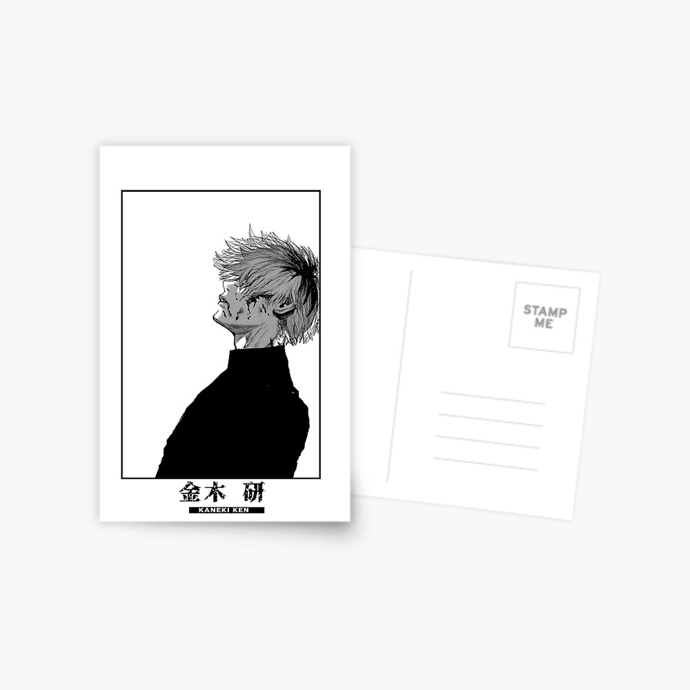 Ken Kaneki Tokyo Ghoul Classic Manga Panel Collection Postcard By Red Ukato Redbubble