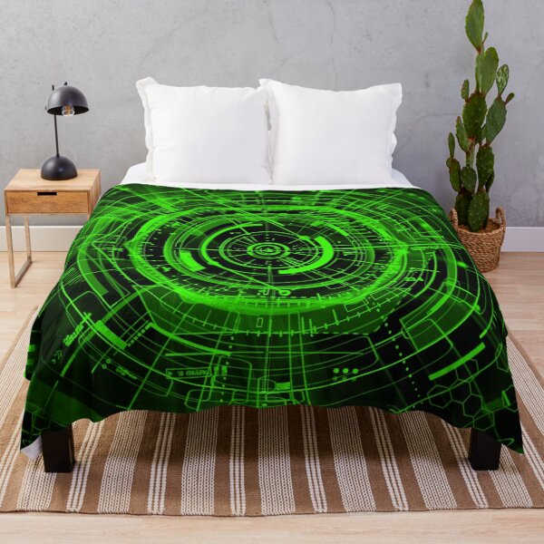 Item preview, Stargate Hex Green - PATT0074 designed and sold by 3-Starfish.