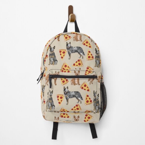 Item preview, Australian Cattle Dog pizza slice pet friendly dog breed dog pattern art by PetFriendly designed and sold by PetFriendly.