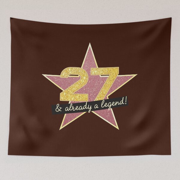 Item preview, 27th Birthday Gifts - 27 Years old & Already a Legend designed and sold by betternotes.