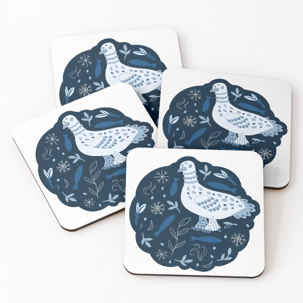 Item preview, Cute polar ptarmigan designed and sold by Elsbet.