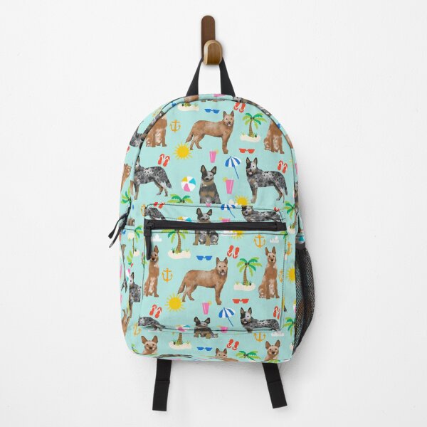 Item preview, Australian Cattle Dog beach tropical pet friendly dog breed dog pattern art by PetFriendly designed and sold by PetFriendly.