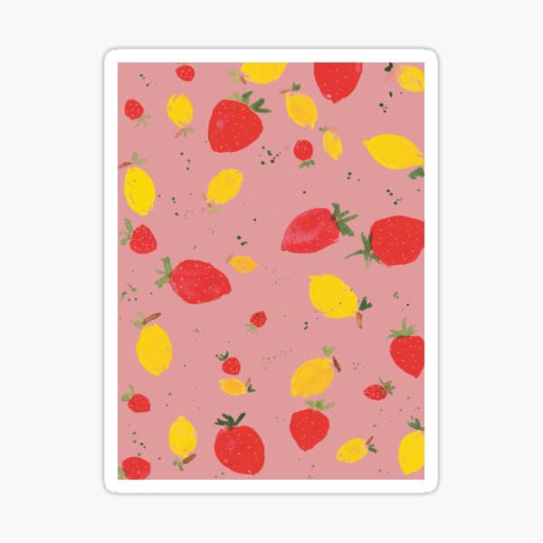 Strawberries and Lemons Sticker